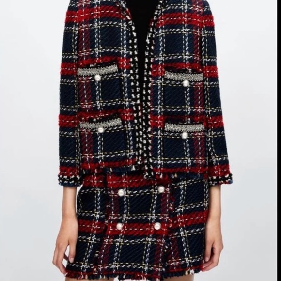 Zara British style classic blazer szXS - Picture 5 of 7